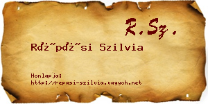 Répási Szilvia névjegykártya